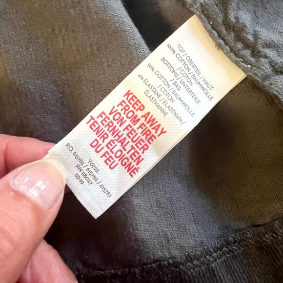 Pretty Baby Blouse with Bunny in Gray Corduroy by Baby Boden - Size 2  - 3 years - Picture 3 of 12